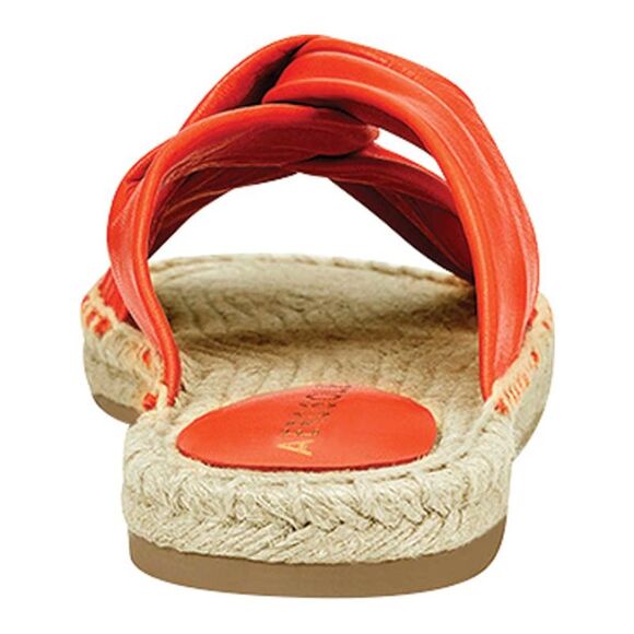 NWT AREOSOLES MARTHA STEWART Womens Orange Rope Paramus Leather Sandals 9.5 M - Picture 2 of 5